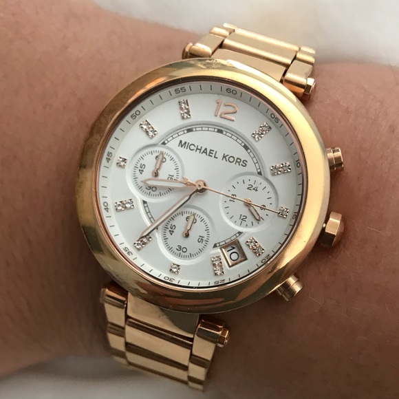 Rose Gold MK watch